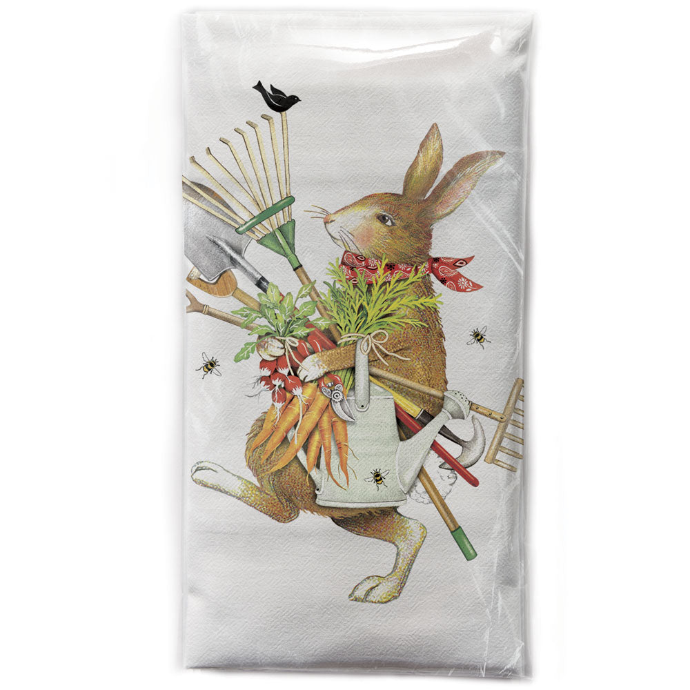 Garden Tools Rabbit Bagged Towel